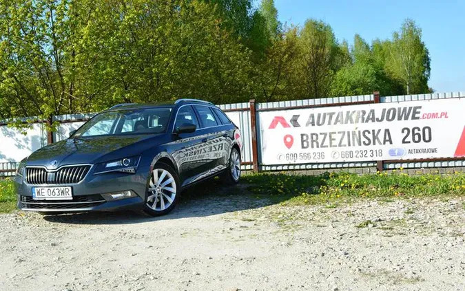 samochody osobowe Skoda Superb cena 84900 przebieg: 178000, rok produkcji 2019 z Kutno